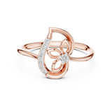 Gold Ring 12-10045@L, Rose Gold