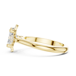 Gold Ring DDLR-336, Yellow Gold, view 3