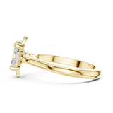 Gold Ring DDLR-336, Yellow Gold, view 3