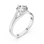 Gold Ring LR-0012, White Gold, view 2