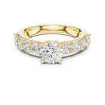 Gold Ring DDLR-655, Yellow Gold, view 4