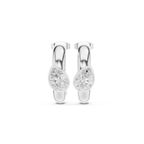 Gold Earrings SBER(34), White Gold