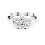 Gold Ring DDLR-278, White Gold, view 4