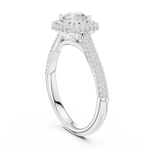 Gold Ring LR-0244, White Gold, view 1
