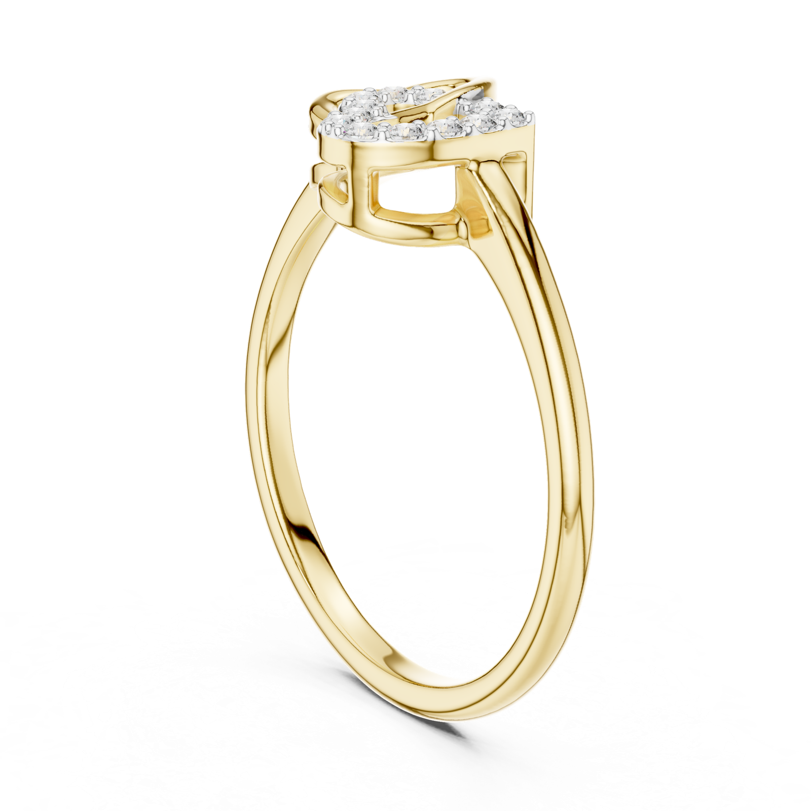 Gold Ring 12-10064@L, Yellow Gold