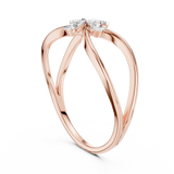Gold Ring 12-10037@L, Rose Gold, view 1