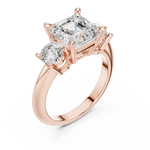 Gold Ring DDLR-899, Rose Gold, view 2