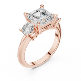 Gold Ring DDLR-899, Rose Gold, view 2