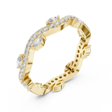 Gold Ring DDLR-237, Yellow Gold, view 2