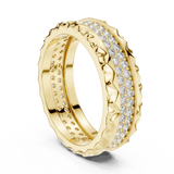 Gold Ring DDLR-423, Yellow Gold, view 1