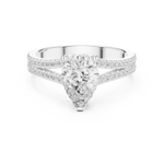 Gold Ring DDLR-1087-Z, White Gold, view 4