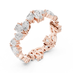 Gold Ring DDLR-375, Rose Gold, view 2