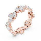 Gold Ring DDLR-375, Rose Gold, view 2