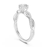 Gold Ring DDLR-589, White Gold, view 1