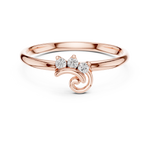 Gold Ring 1 (361), Rose Gold, view 4