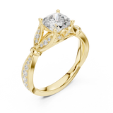 Gold Ring DDLR-932, Yellow Gold, view 2