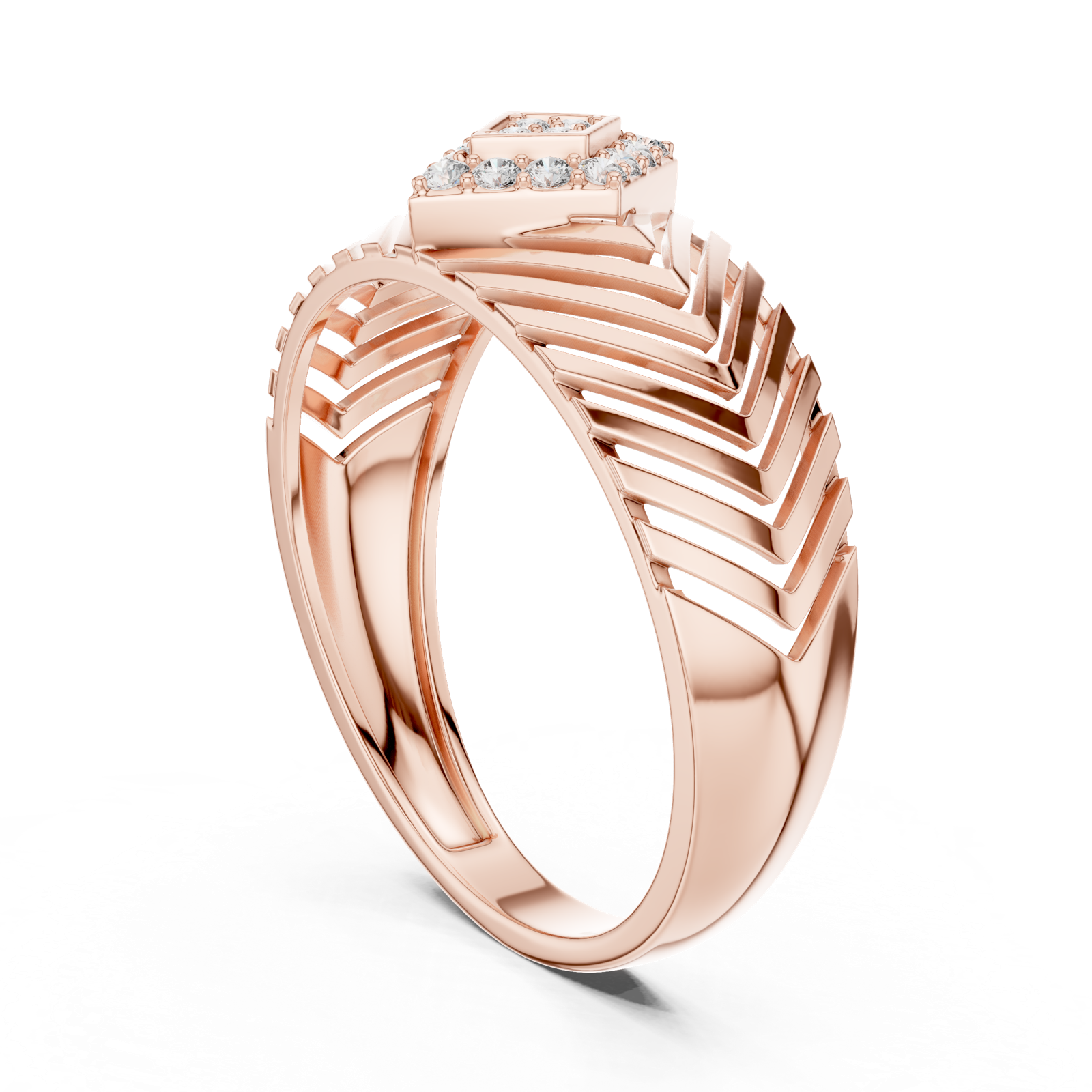 Gold Ring LR-01 (23), Rose Gold