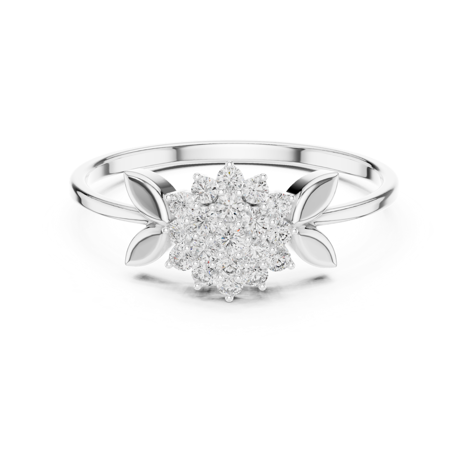Gold Ring 1 (163), White Gold, view 4