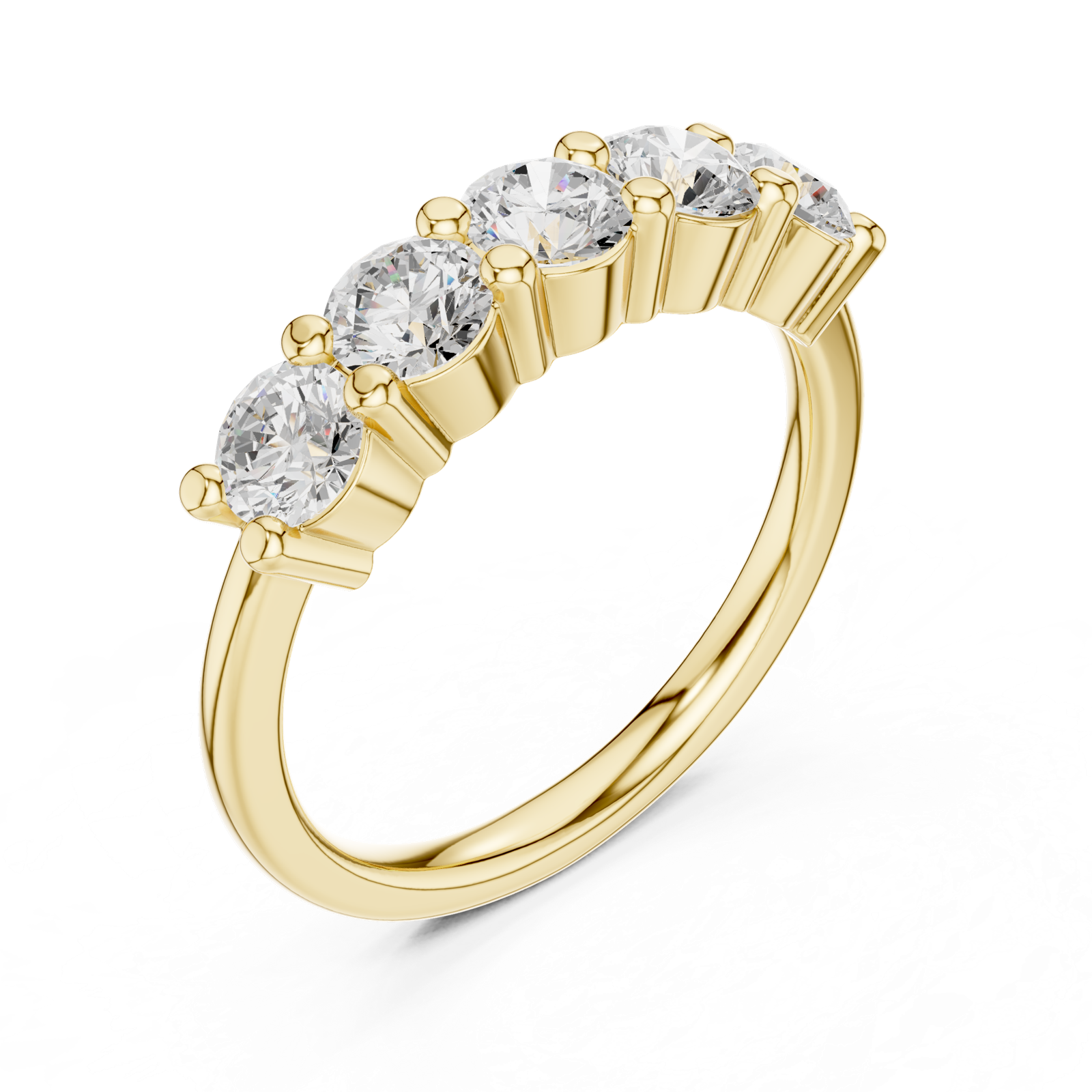 Gold Ring DDLR-616, Yellow Gold, view 2