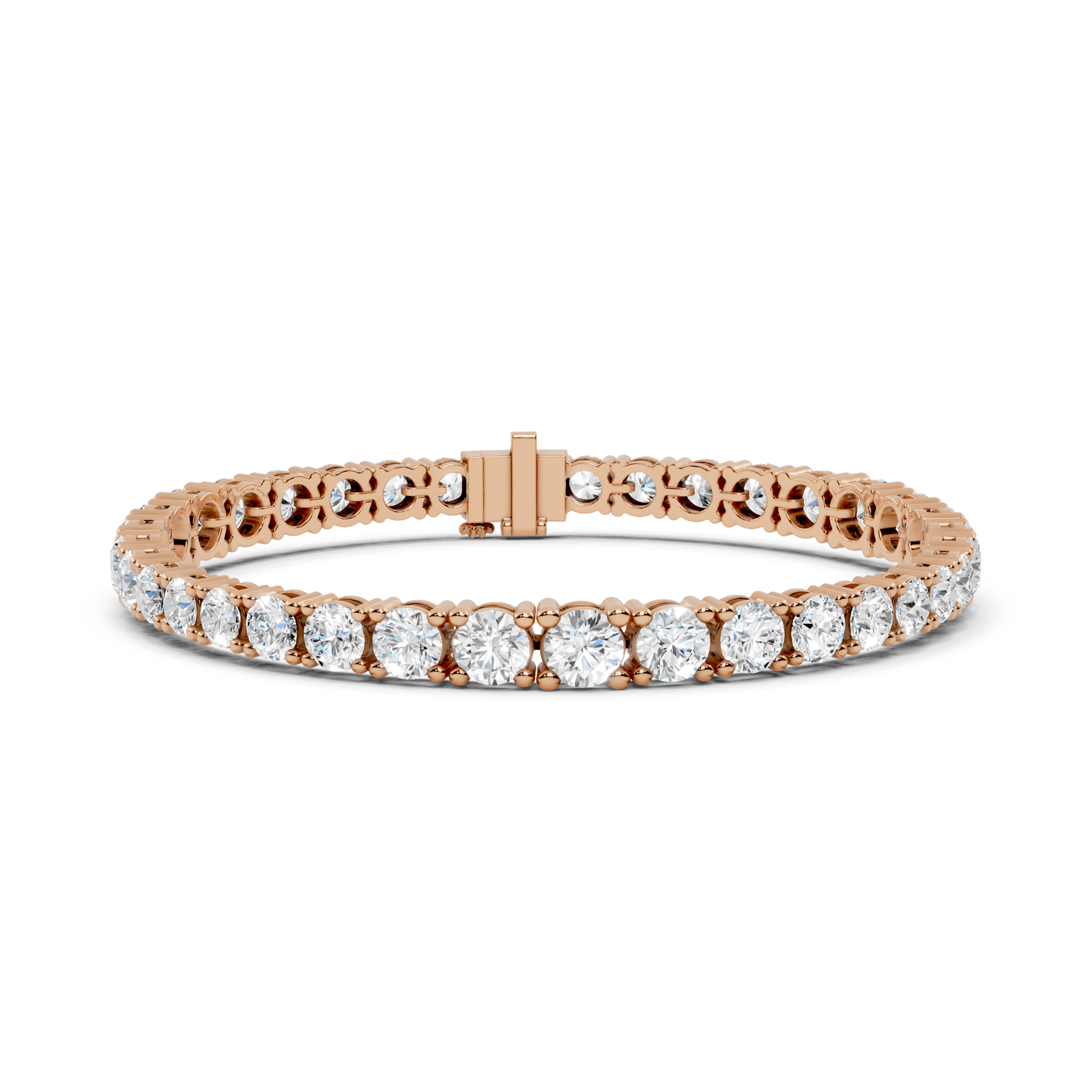 Gold Bracelet GLBR-0016, Rose Gold, view 50