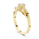 Gold Ring DDLR-835, Yellow Gold, view 1