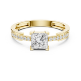 Gold Ring HLR-256, Yellow Gold
