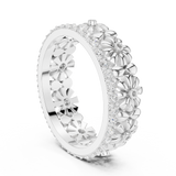 Gold Ring R42, White Gold, view 1
