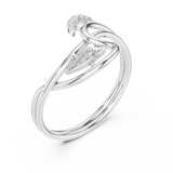 Gold Ring 1 (210), White Gold, view 2