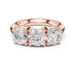 Gold Ring DDLR-613, Rose Gold