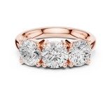Gold Ring DDLR-613, Rose Gold