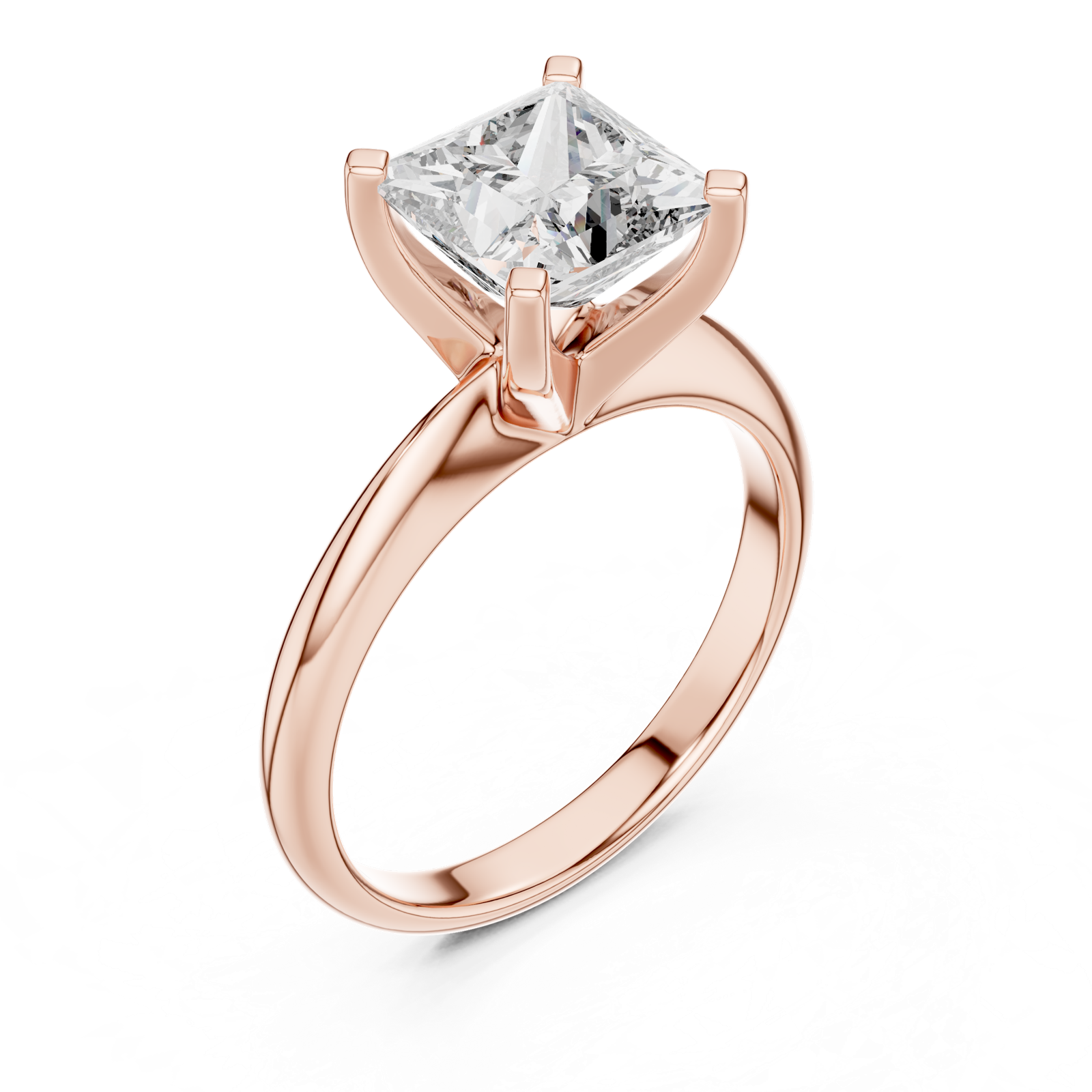 Gold Ring DDLR-053, Rose Gold, view 2