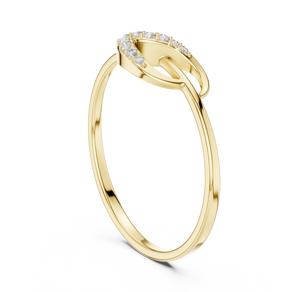 Gold Ring 1 (143), Yellow Gold, view 1