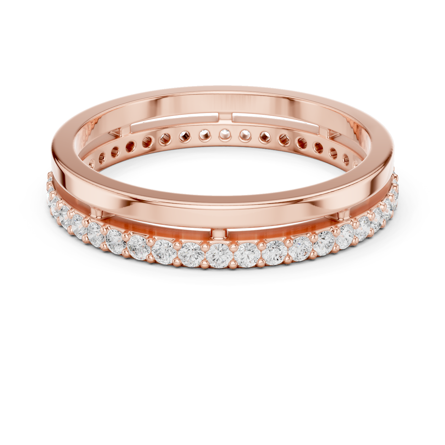 Gold Ring R26, Rose Gold