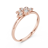 Gold Ring 1 (348), Rose Gold, view 2