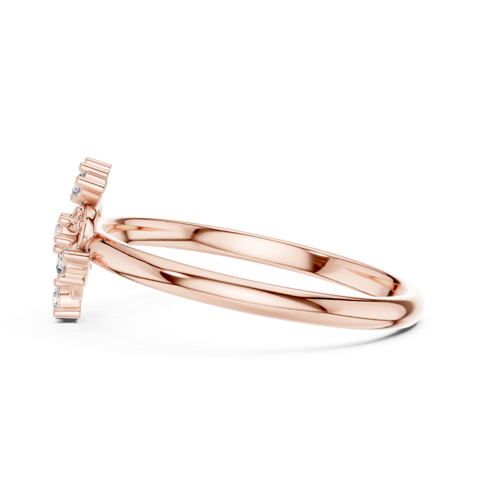 Gold Ring 1 (435), Rose Gold, view 3