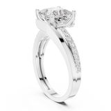 Gold Ring DDLR-395, White Gold, view 1