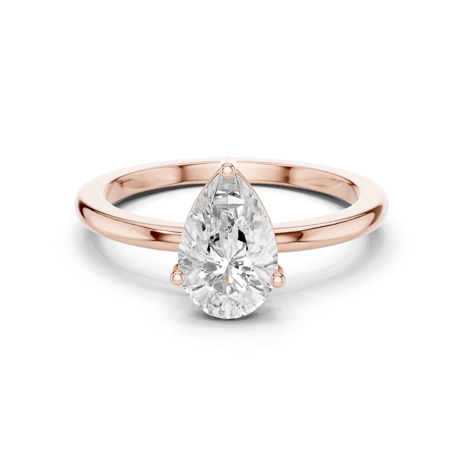 Gold Ring DDLR-1080, Rose Gold