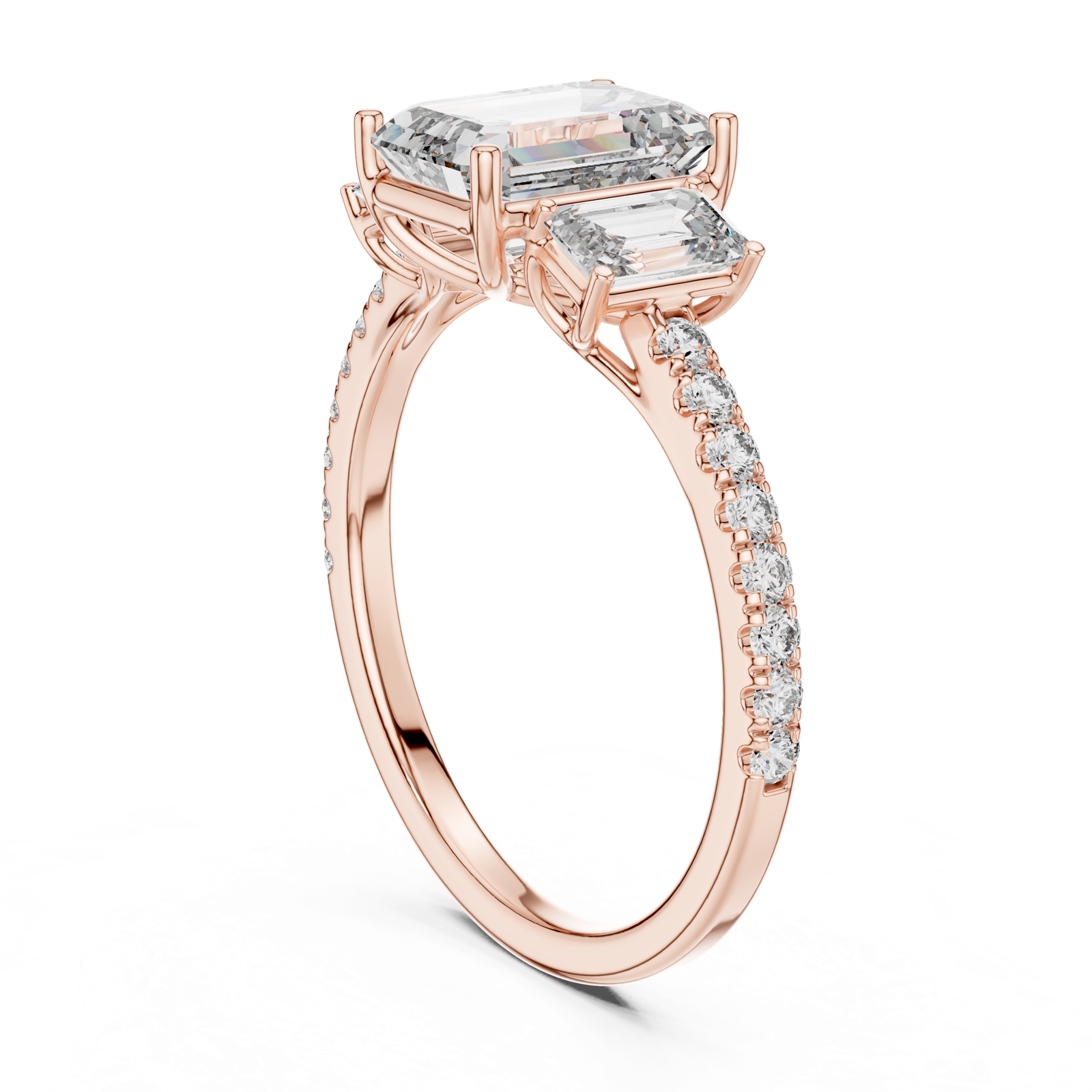 Gold Ring L03-1296, Rose Gold