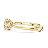 Gold Ring DDLR-553, Yellow Gold, view 3