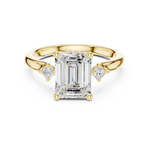 Gold Ring DDLR-971, Yellow Gold, view 4