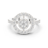 Gold Ring DDLR-823, White Gold