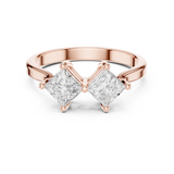 Gold Ring DDLR-490, Rose Gold, view 4
