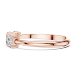 Gold Ring HLR-109, Rose Gold, view 3
