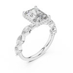 Gold Pendant 9-10006L_02, White Gold, view 2