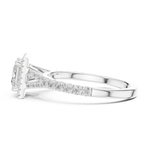 Gold Ring DDLR-912, White Gold, view 3
