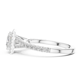 Gold Ring DDLR-912, White Gold, view 3