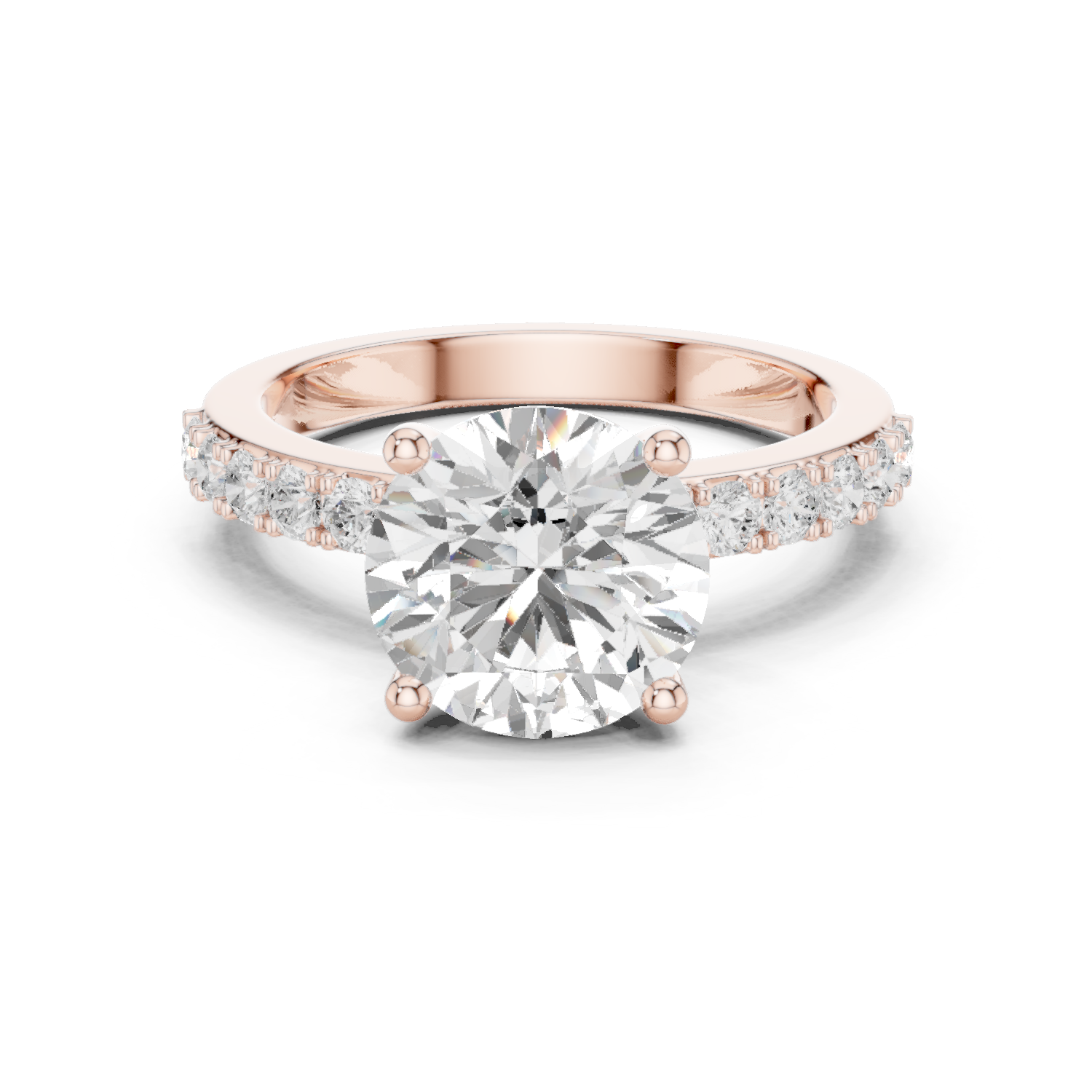 Gold Ring DDLR-750, Rose Gold