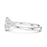Gold Ring DDLR-727, White Gold, view 3