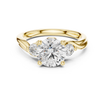 Gold Ring DDLR-272, Yellow Gold, view 4