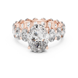 Gold Ring DDLR-198, Rose Gold, view 4